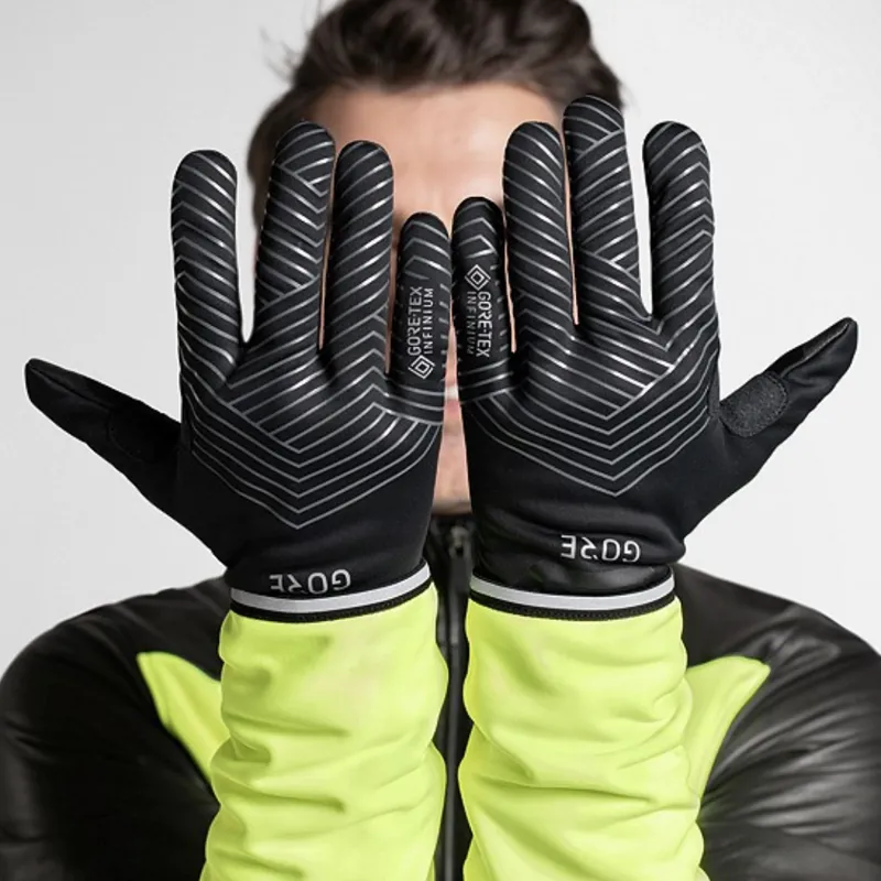 Gore GTX Infinium Stretch Mid Gloves Black/Grey-2